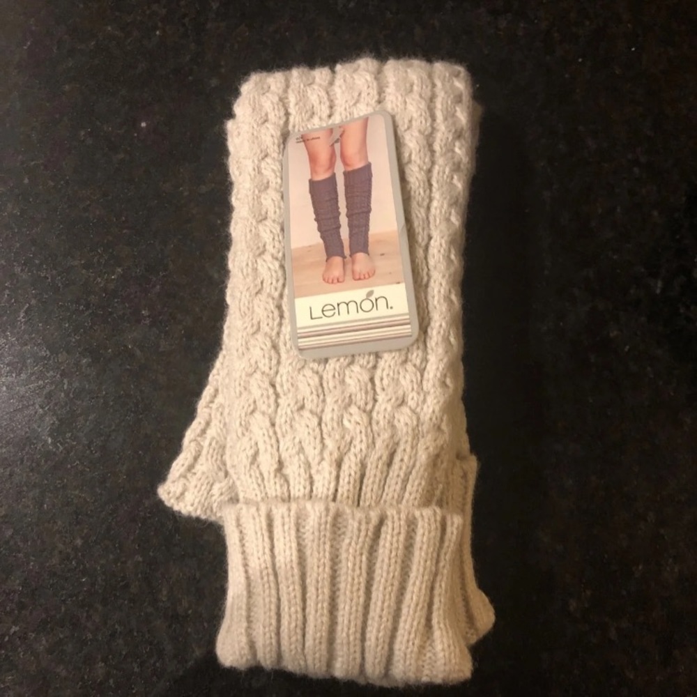 Women’s Beige Leg Warmers